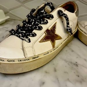 Golden goose hi star platform sneakers